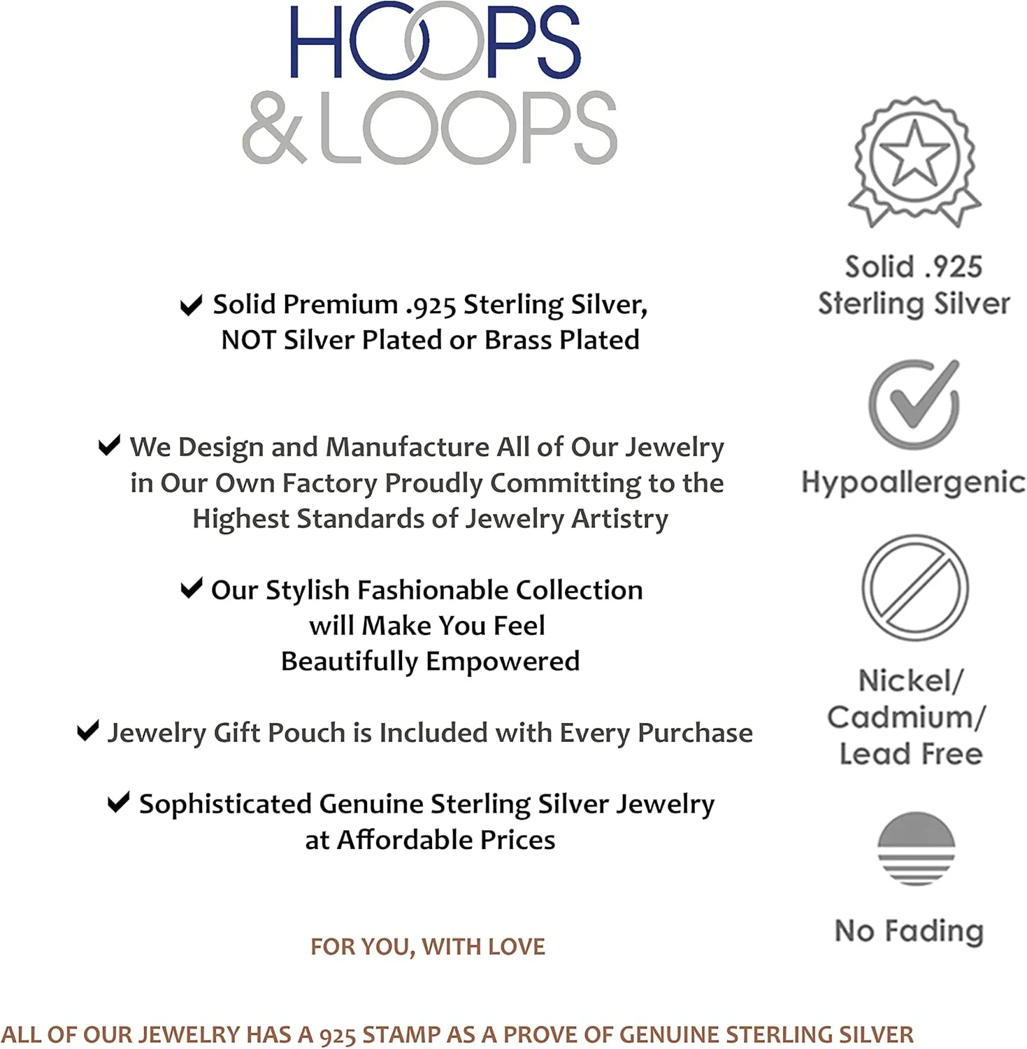 Hoops & Loops 925 Sterling Silver Diamond-Cut Ball Bead Stud Earrings for Women Men Teen Girls, 8mm or 10mm | Silver, Rose Gold & Yellow Gold