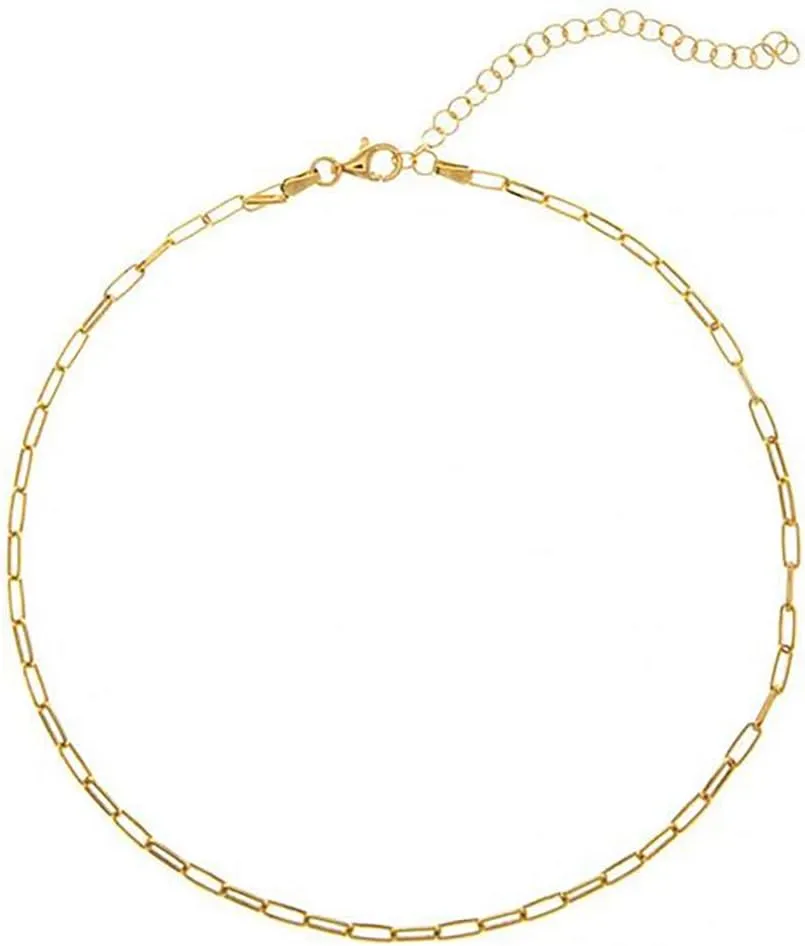 itianxi Dainty Beaded Choker Necklaces,14K Gold/Silver Plated Cute Tiny Delicate Coin/Satellite Chain Choker Necklaces for Women