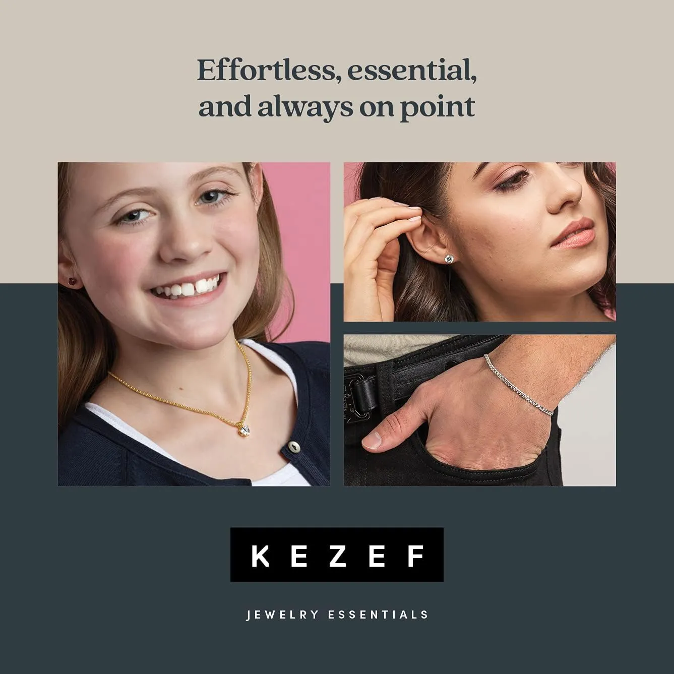 KEZEF 1mm 925 Sterling Silver Necklace for Women | 16-36 inch long Silver, 18k Gold, Rose Gold Necklaces for Women - Made In Italy Real Cable Chain Jewelry | Dainty cadena de plata s925 para mujer