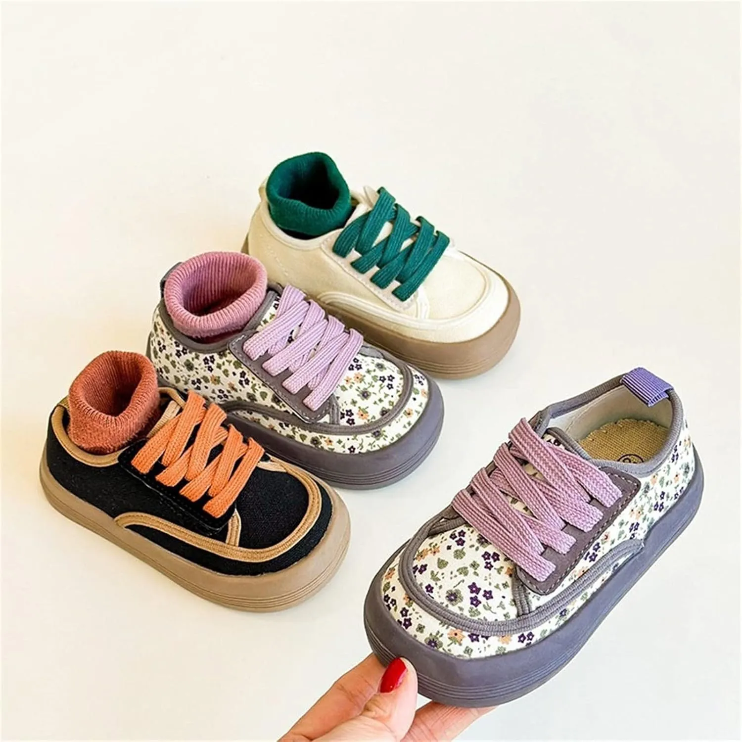 Kids Canvas Shoes Toddler Boys Girls Low Top Canvas Slip On Sneakers Infant Baby Boys Girls Casual Walking Shoes