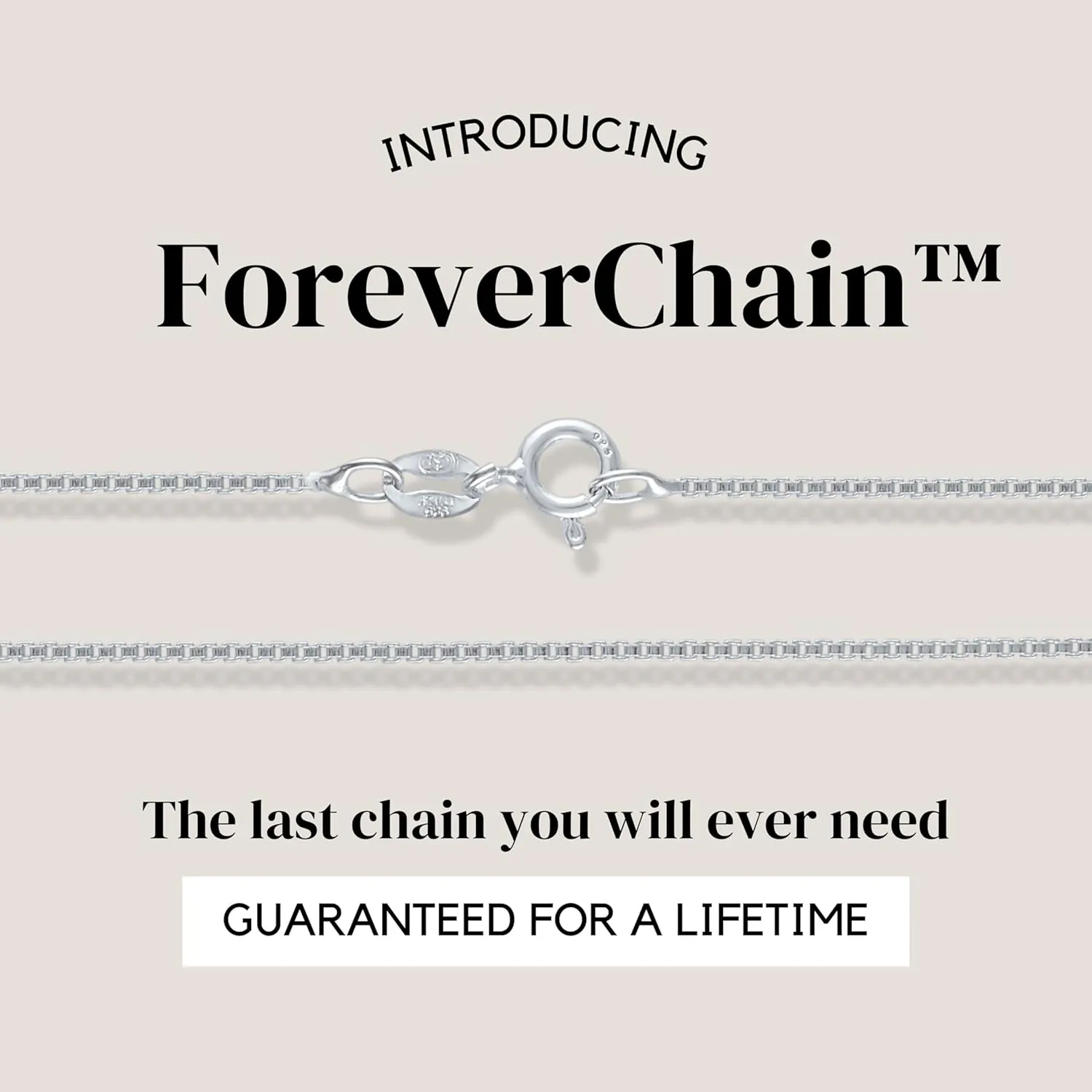 KISPER 925 Solid Sterling Silver 1mm Dainty Thin Box Chain Necklace for Women, Italian Made Tarnish Resistant Waterproof Hypoallergenic, 14 16 18 20 22 24 30 inches