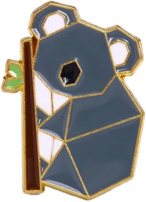 Koala Enamel Pin Collect Cute Arts Metal Cartoon Brooch Backpack Clothes Collar Minimalism Lapel Badges Jewelry
