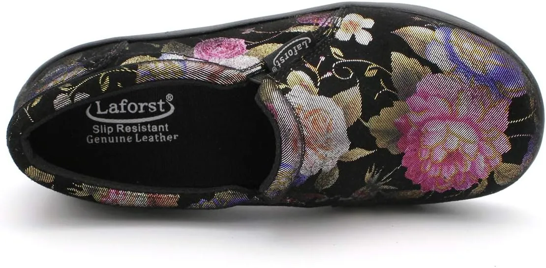 Laforst Rachel 7003 Womens Leather Nonslip Server Slip On Clog