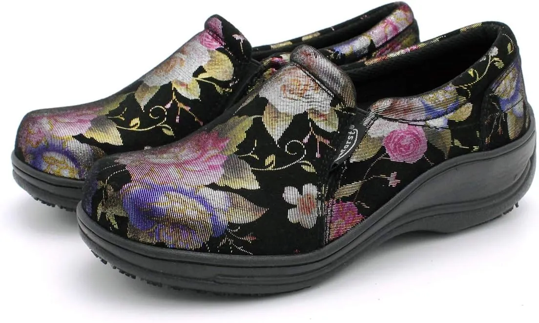 Laforst Rachel 7003 Womens Leather Nonslip Server Slip On Clog