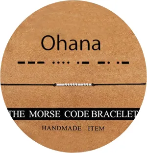 Ldurian Morse Code Bracelets, Inspirational Morse Code Family Gifts, Secret Message Friendship, Ajustable Couples Bracelet Jewelry for Women Men