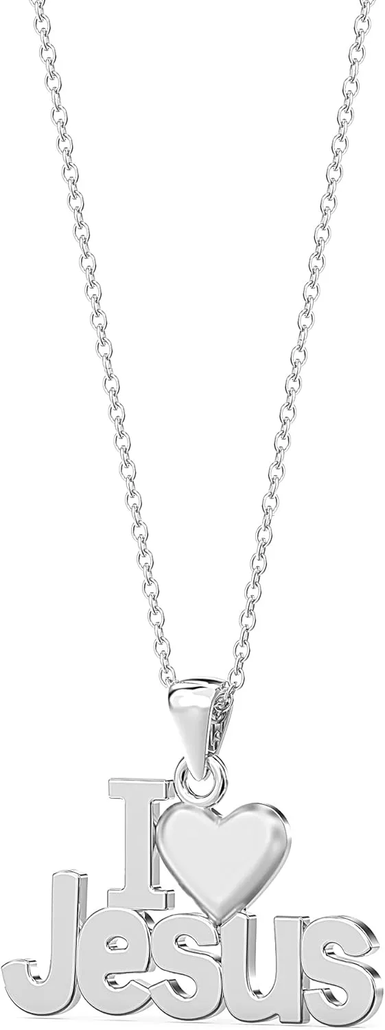 LeCalla Silver Cross Pendant Necklace Jewelry | Solid 925 Sterling Silver Cross Necklace for Men Women