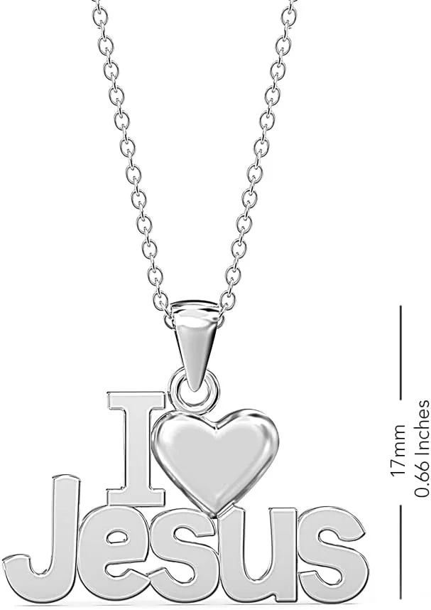 LeCalla Silver Cross Pendant Necklace Jewelry | Solid 925 Sterling Silver Cross Necklace for Men Women