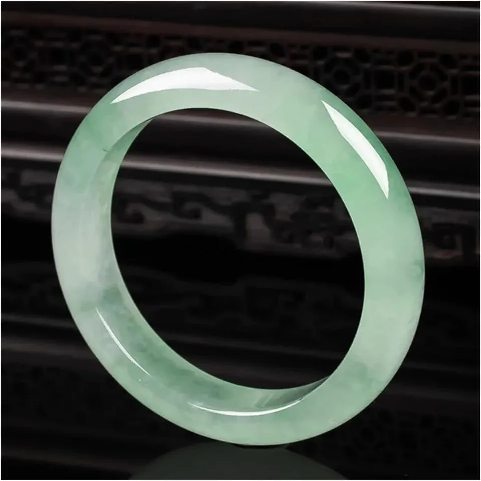 Light Green Jade Bracelet Fashion Accessories Jadeite Natural Charm Jewelry Women