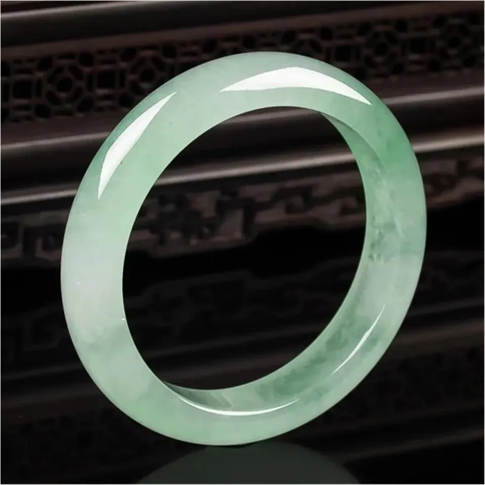 Light Green Jade Bracelet Fashion Accessories Jadeite Natural Charm Jewelry Women