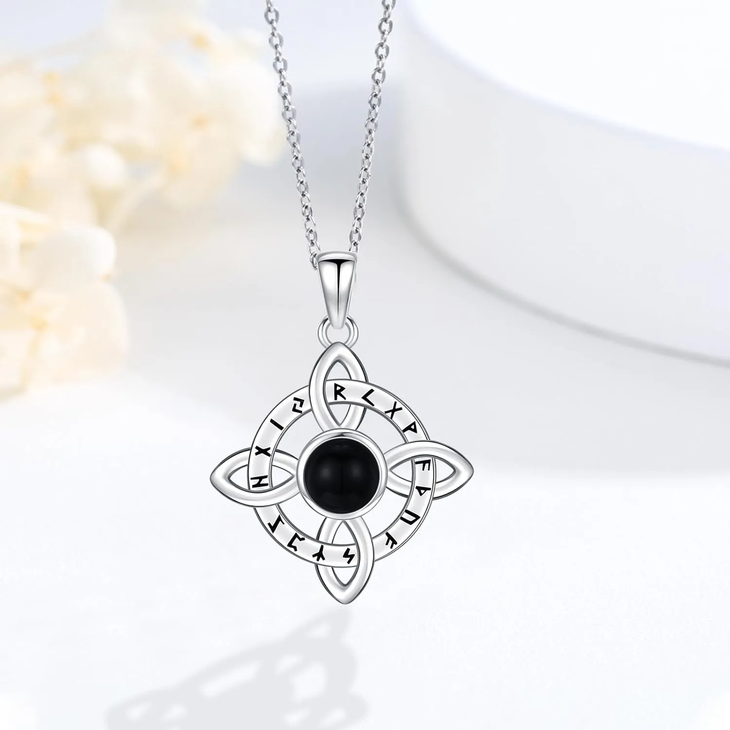 Lilith Claddagh Cross Necklace for Women Men