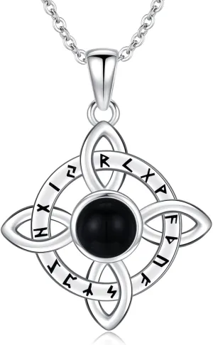 Lilith Claddagh Cross Necklace for Women Men