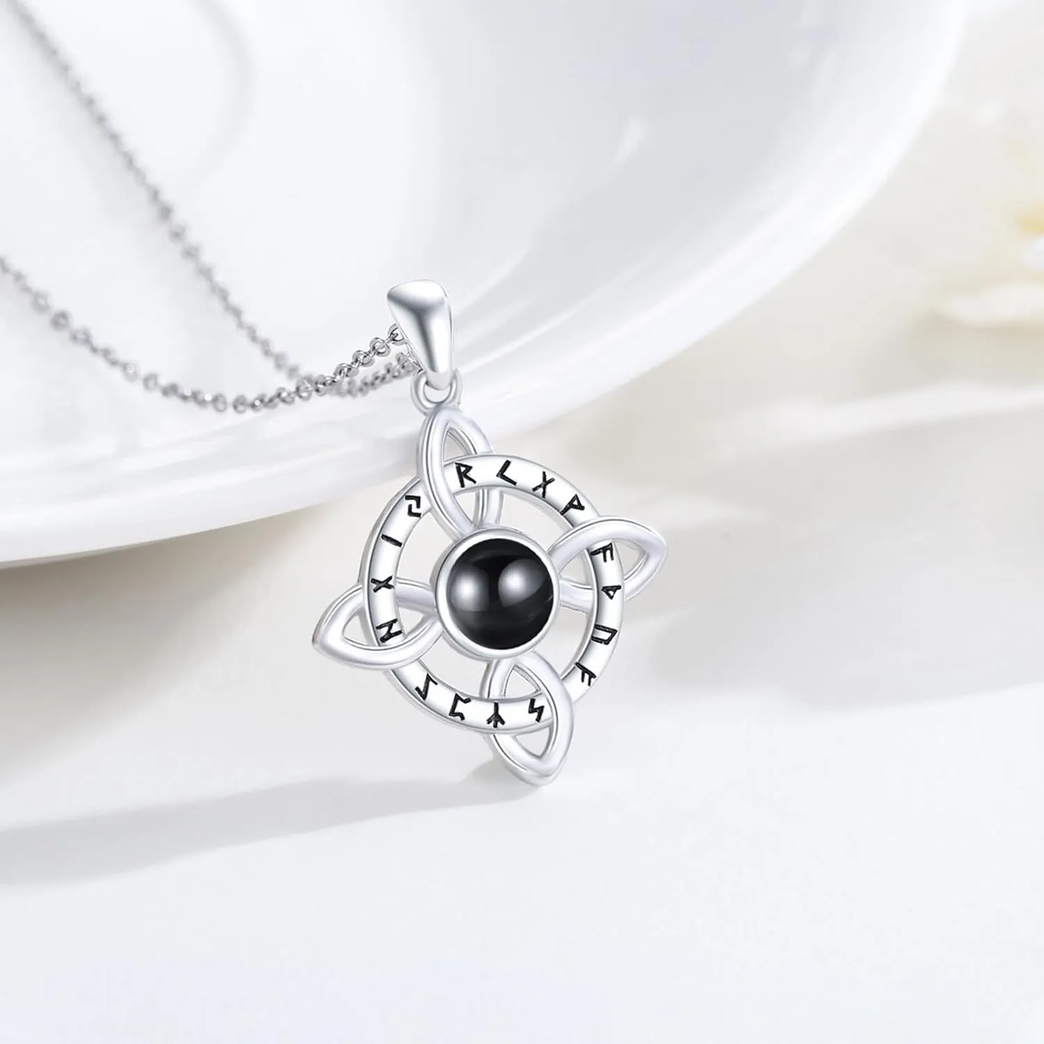 Lilith Claddagh Cross Necklace for Women Men