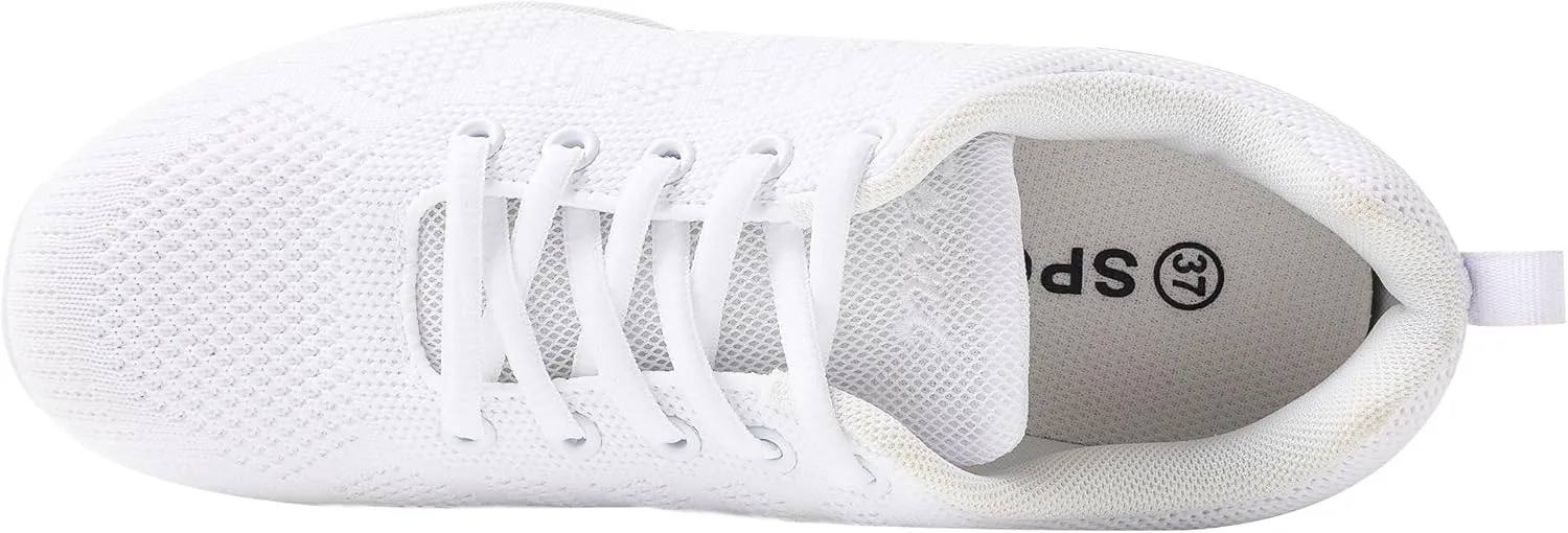 Linodes Cheer Shoes Cheerleading Shoe for Women and Girls with Breathable Upper and Rubber Sole Dance Multifunctional Walking Shoes Anti-Slip