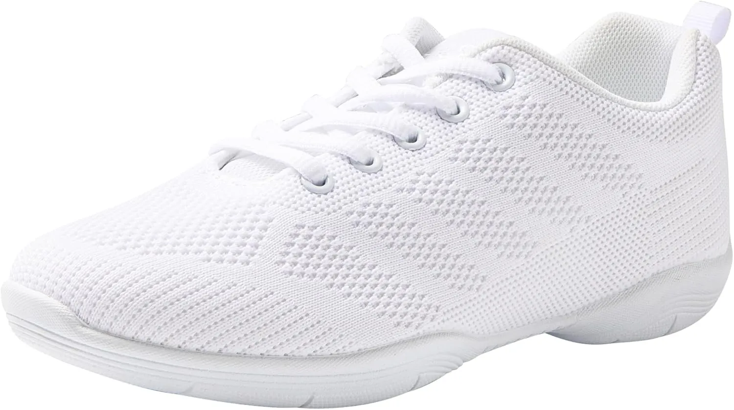 Linodes Cheer Shoes Cheerleading Shoe for Women and Girls with Breathable Upper and Rubber Sole Dance Multifunctional Walking Shoes Anti-Slip