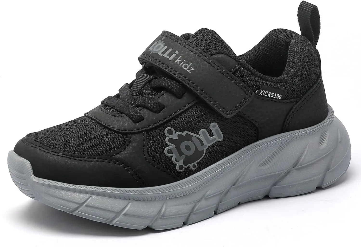 LOLLi kidz Kids Tennis Shoes for Boys and Girls Lightweight Breathable Athletic Great Grip Running Gym Sport Sneakers from