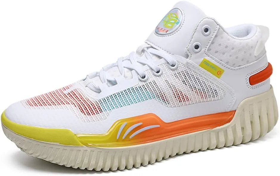 Mashangfu Men Basketball Shoes Men Running Shoes Men Walking Work Cross Sneakers Shoes Men Shoes