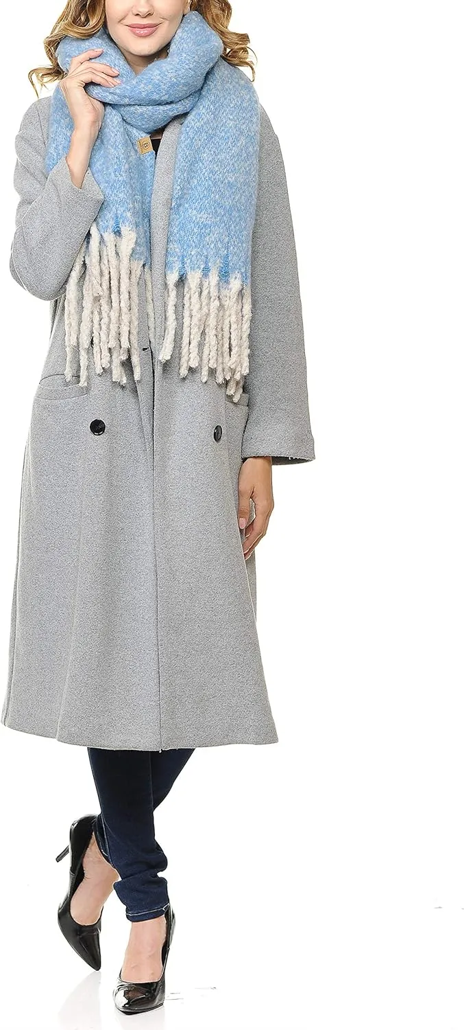 MaxiI Winter Scarf for Women Tassels Blanket Scarf Womens Wraps and Shawls