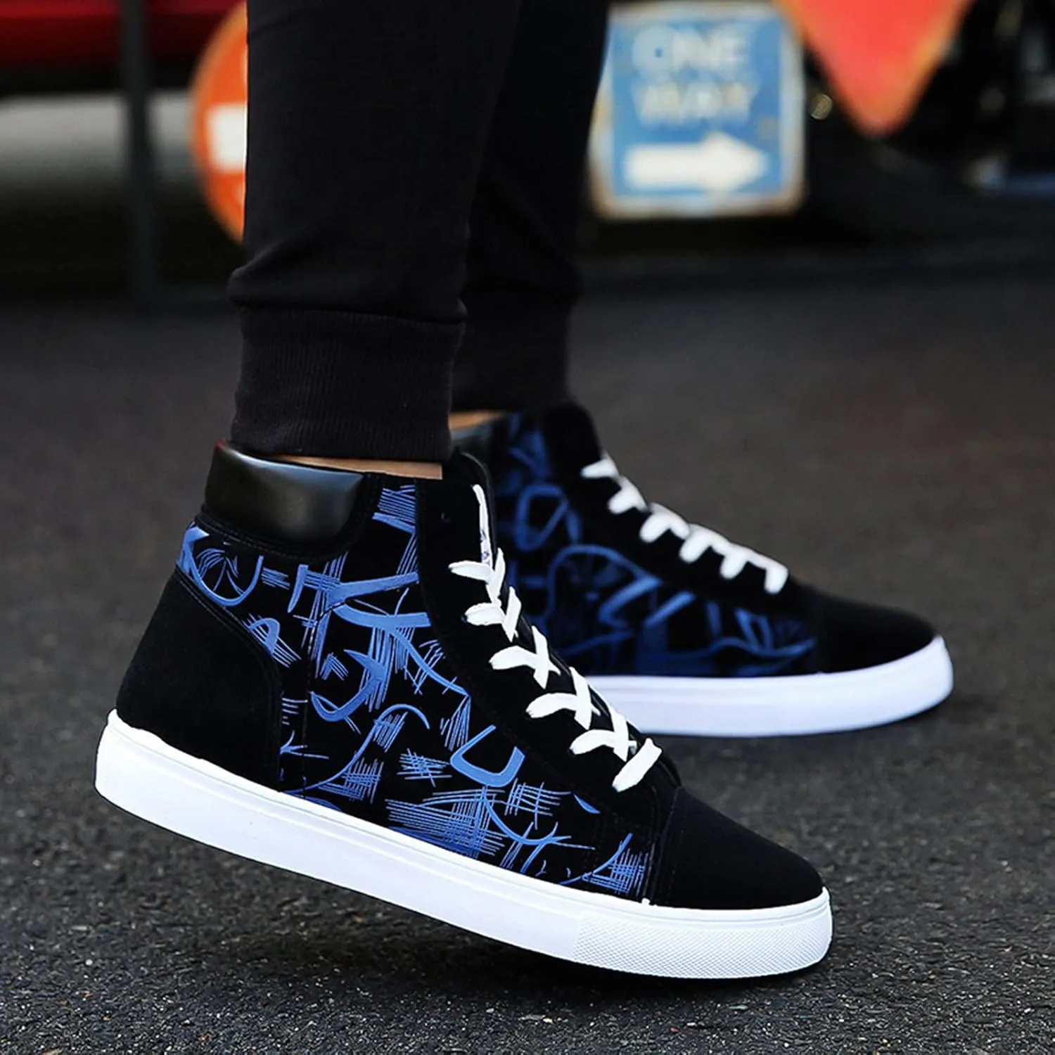 Mens Breathable Slip On Dress Shoes Slip On Lightweight Breathable Fashion Sneaker Elastic Fly Woven Mesh Shoes