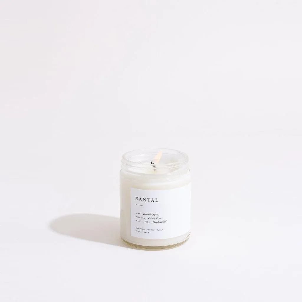 Minimalist Candle (Santal)