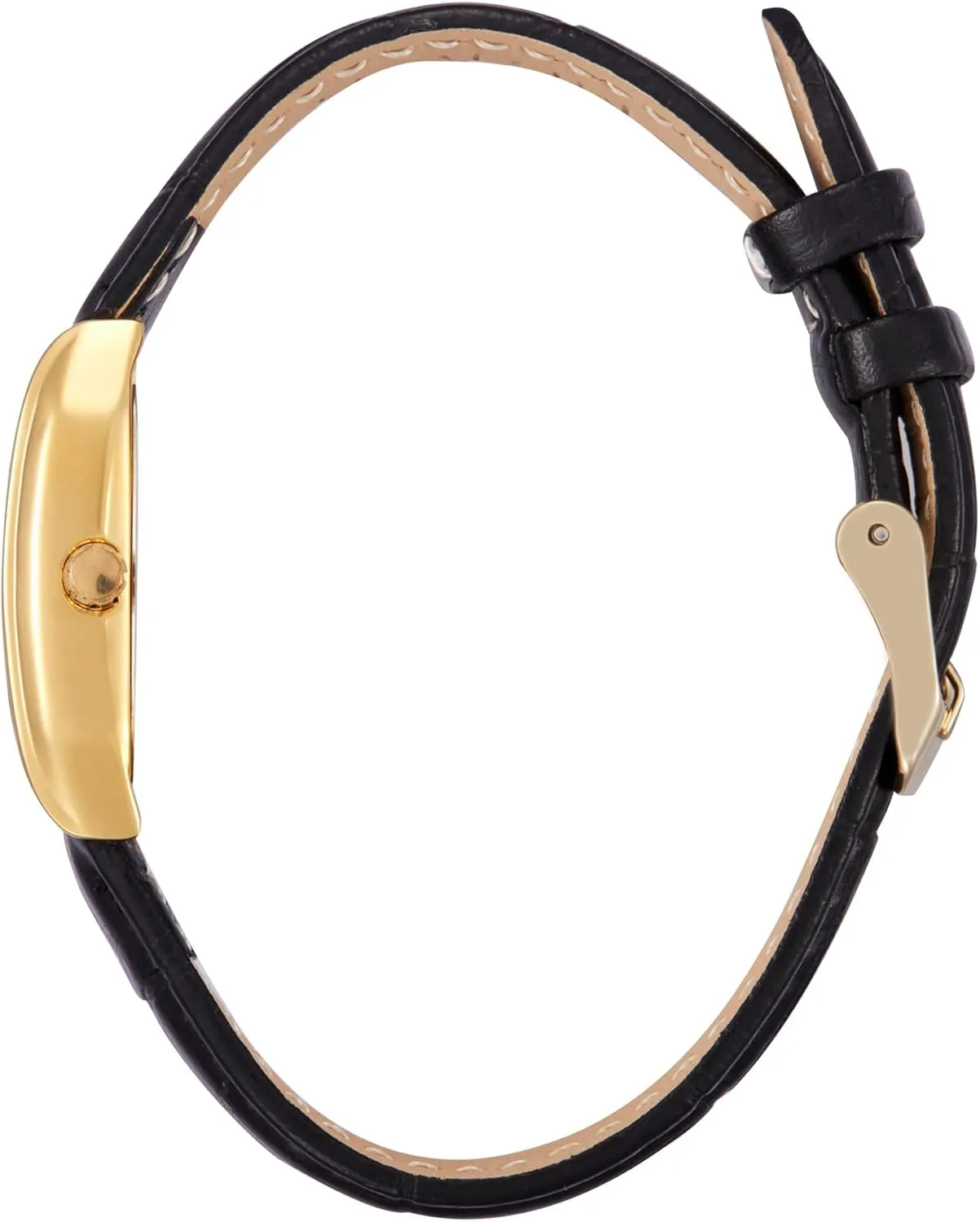 Miykon Vintage Watches for Women - Small Dainty Tank, Square Womens Watch with Genuine Leather Strap - Second Hand, Ion Polished, Scratch Resistant Glass, Japanese Quartz, Waterproof to 100ft