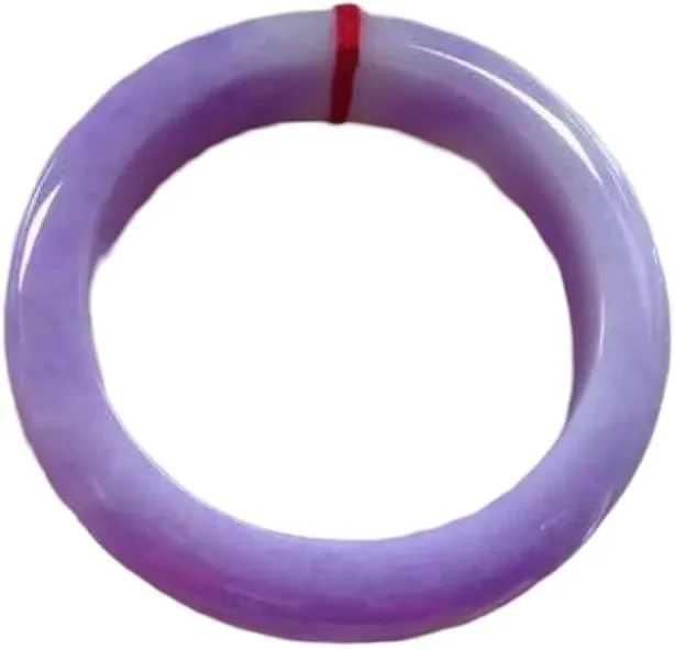 Myanmar Mine Timber Ice-like Violet Lady Full Purple Jade Bracelet