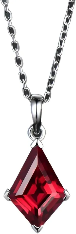 Natural Red Garnet Mens Pendant Mens Garnet Pendant 925 Sterling Silver Hammered Pendant Birthday Gift For Mens