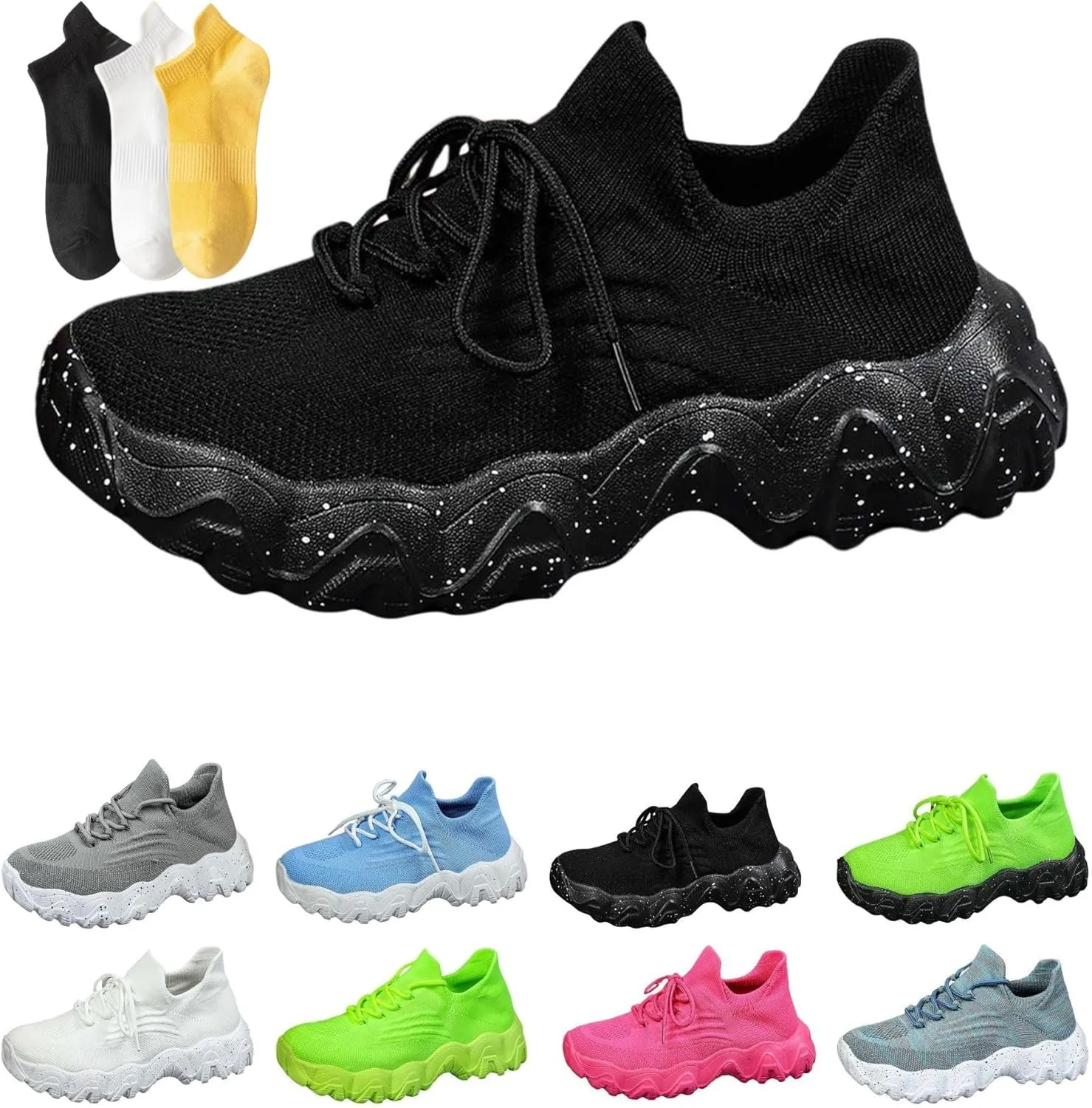 Ortho Pro Shoes for Women, Ortho Pro Women's Classic Shoes Lace Up, Nurse Babe Shoes, Womens Mesh Slip On Sneakers