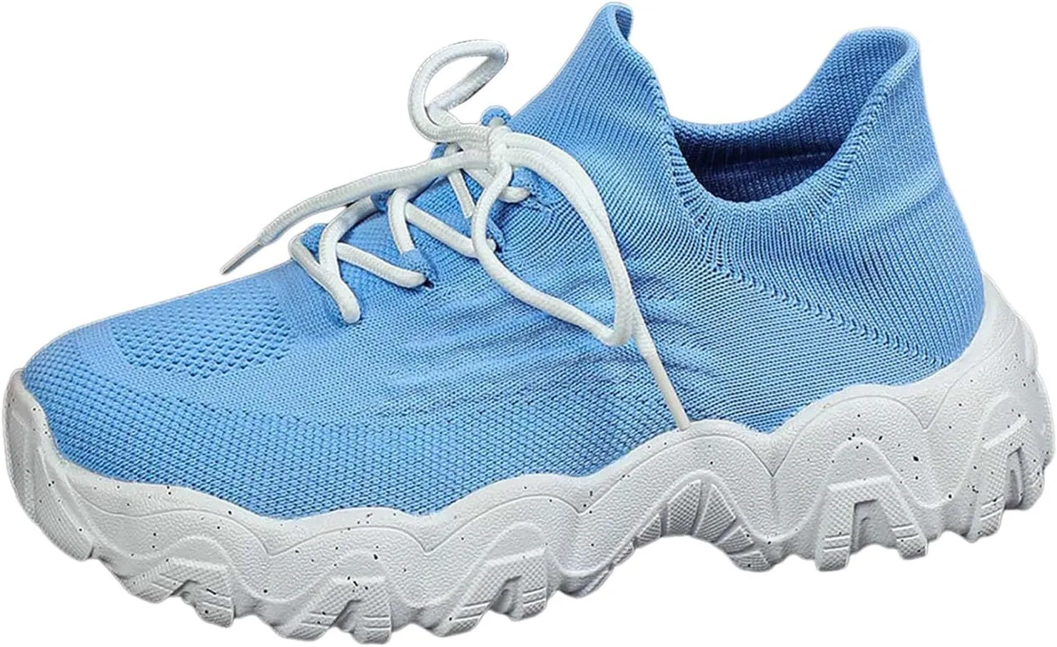 Orthopedic Walking Shoes for Women, Women Mesh Breathable Non-Slip Casual Shoes, Lace Up Athletic Shoes Arch Support