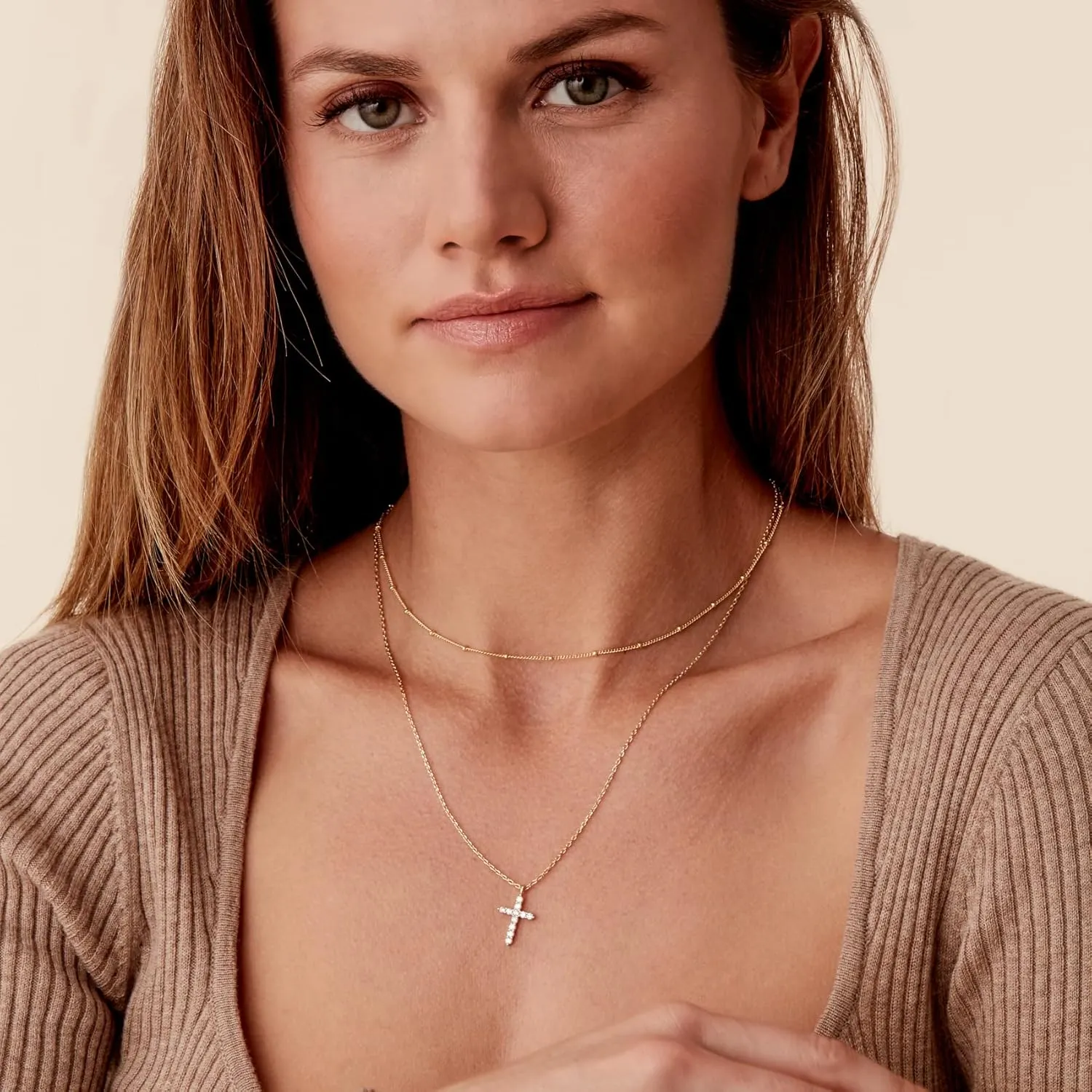 PAVOI 14K Gold Plated Layering Necklaces | Stylish Minimalist Design Pendant Necklaces | Butterfly, Heart, Lock, Evil Eye, Coin, Lightning Bolt, Circle, Cross Pendants for Women