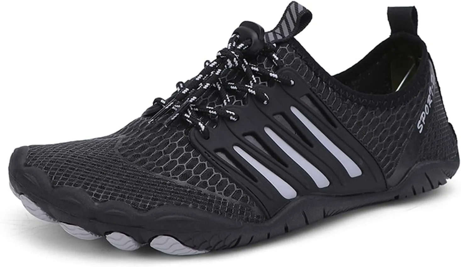 Quick-Dry Water Shoes Men,Outdoor Pool Surf Barefoot Shoes,Lightweight Breathable Aqua Beach Swim Shoes for Women,Unisex Adult,with Draining Hole,for Fitness/Exercise/Yoga