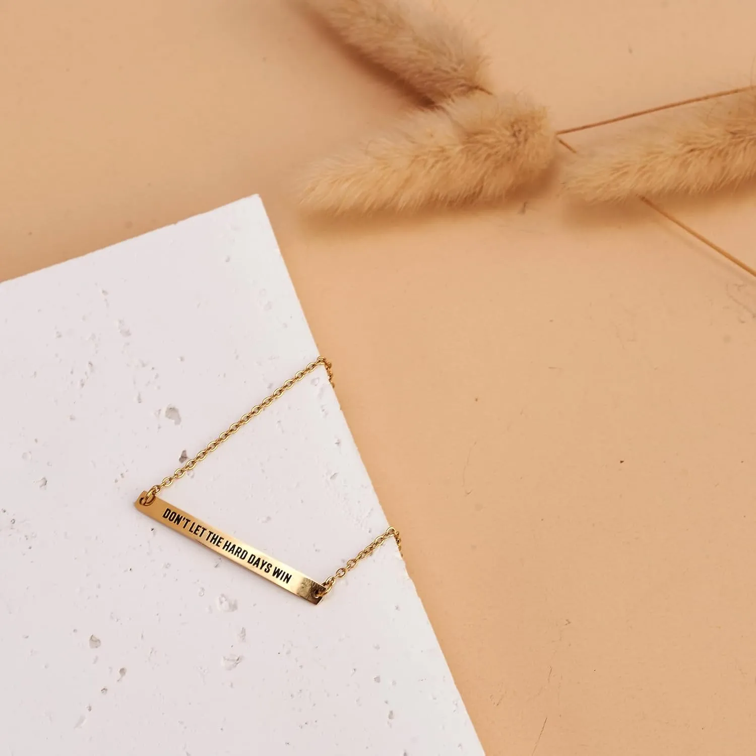 Remember Who The F You Are Bracelet - Remember Who You Are Chain, Motivational Bangle Stainless Steel Engraved Words, Inspirational Chain Jewelry Gifts for Women Friend