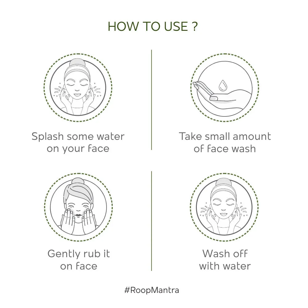 Roop Mantra Ayurvedic Cucumber Face Wash - 50ml