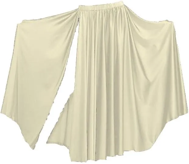 Satin Full Circle Skirt 1 Side Cut Belly Dancing skirt Long Maxi Satin Belly Dance Full Circle Skirt (One Size) S93
