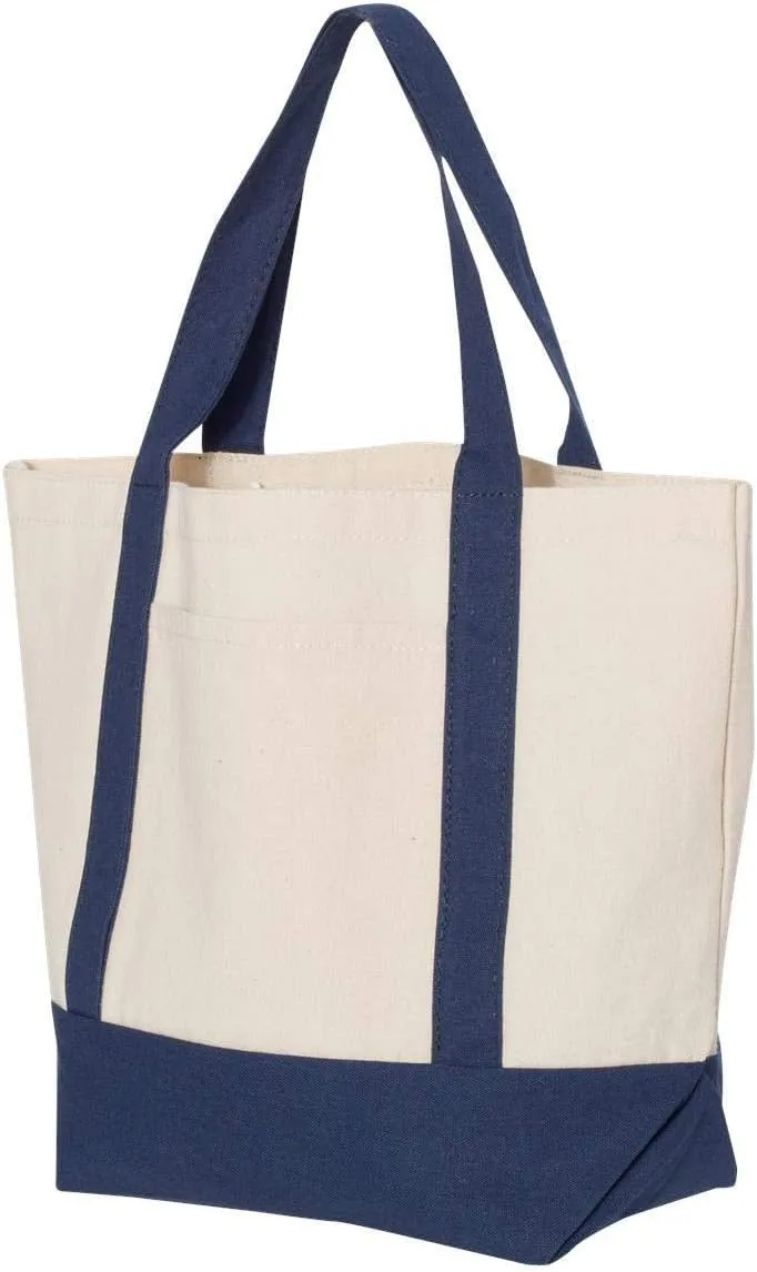 Seaside Canvas Boat Tote (8867)