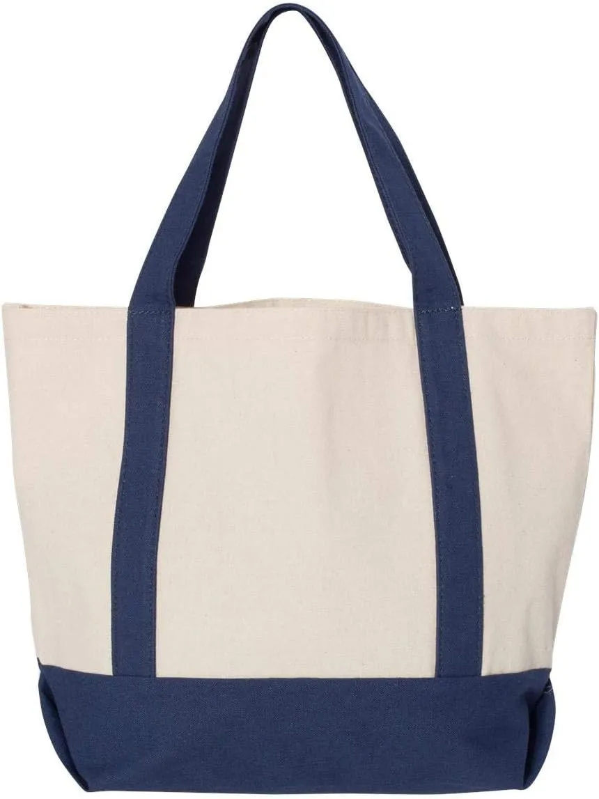 Seaside Canvas Boat Tote (8867)
