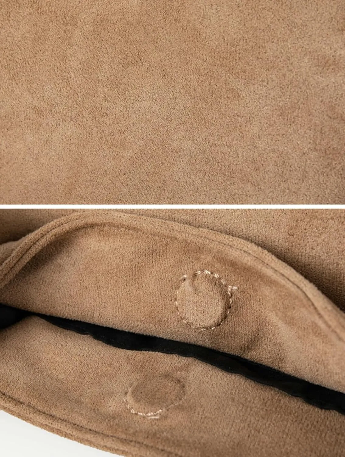 Small Suede Tote Shoulder Bags For Women Slouchy Satchel Womens Bucket Purses Retro Handbag Work Travel Fall