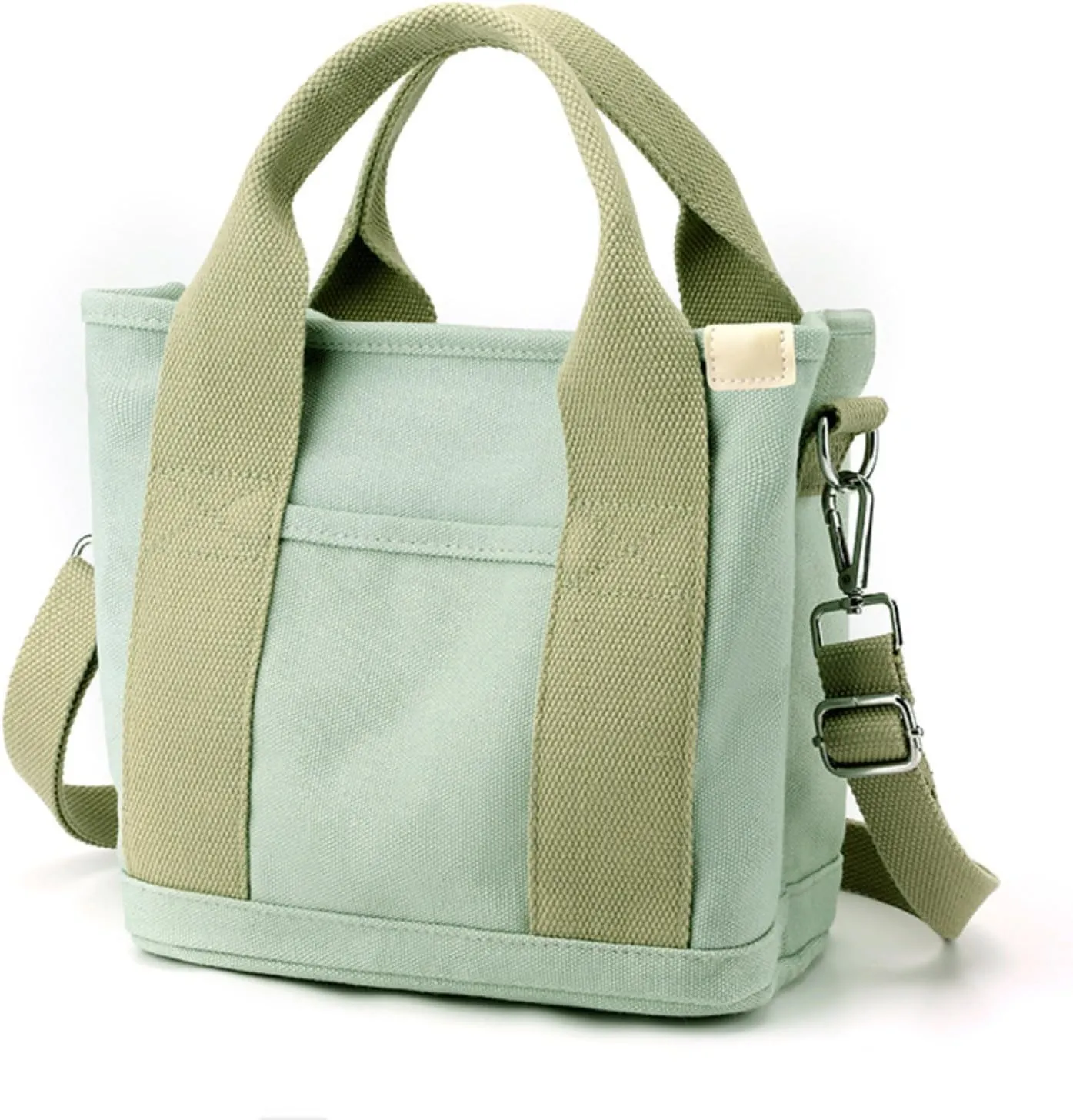 Small Tote Bag with Zipper Canvas Tote Bags Crossbody Bag with Compartments Shoulder Bag Satchel Hobo Bag Messenger Bag