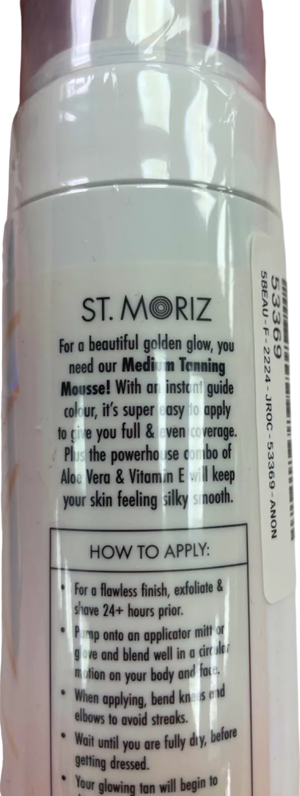 St. Moriz Professional Tanning Mousse Medium 200ml