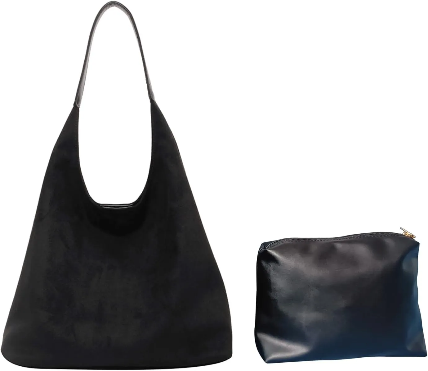 Suede Bag for Women Brown Suede Bag Large Suede Handbags Leisure Suede Hobo Bag for Work Travel Shopping
