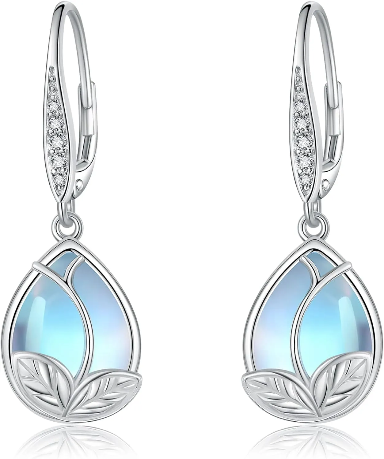 Tulip/Hummingbird Earrings Sterling Silver Tulip Earrings Hummingbird Jewelry Tulip Gifts for Women