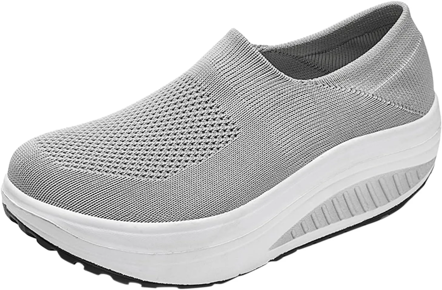 Wedges Sneakers for Women Cute Comfy Work Shoes for Women Slip On Sneakers Women Size 11 Women's Sneakers Wide Width Zapatos De Trabajo para Mujeres Confortables