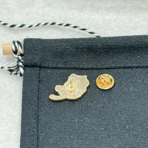 White Love Cat Enamel Pin Collect Cute Arts Metal Cartoon Brooch Backpack Clothes Collar Minimalism Lapel Badges Jewelry