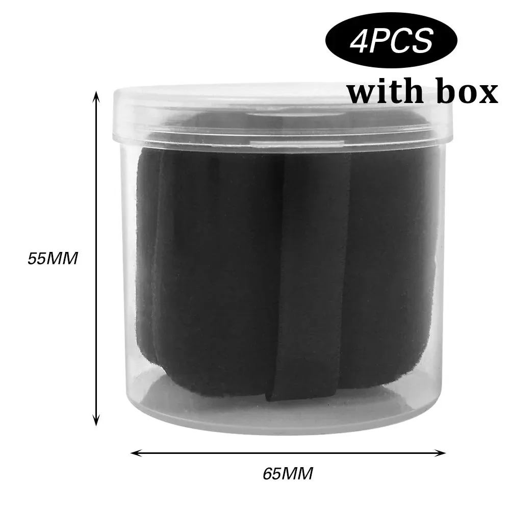 Wholesale Black Velet Powder Puffs with Box Makeup Sponges Wet Dry Use Setting Powder Pad Blush BB Cream Foundation Makeup Puff