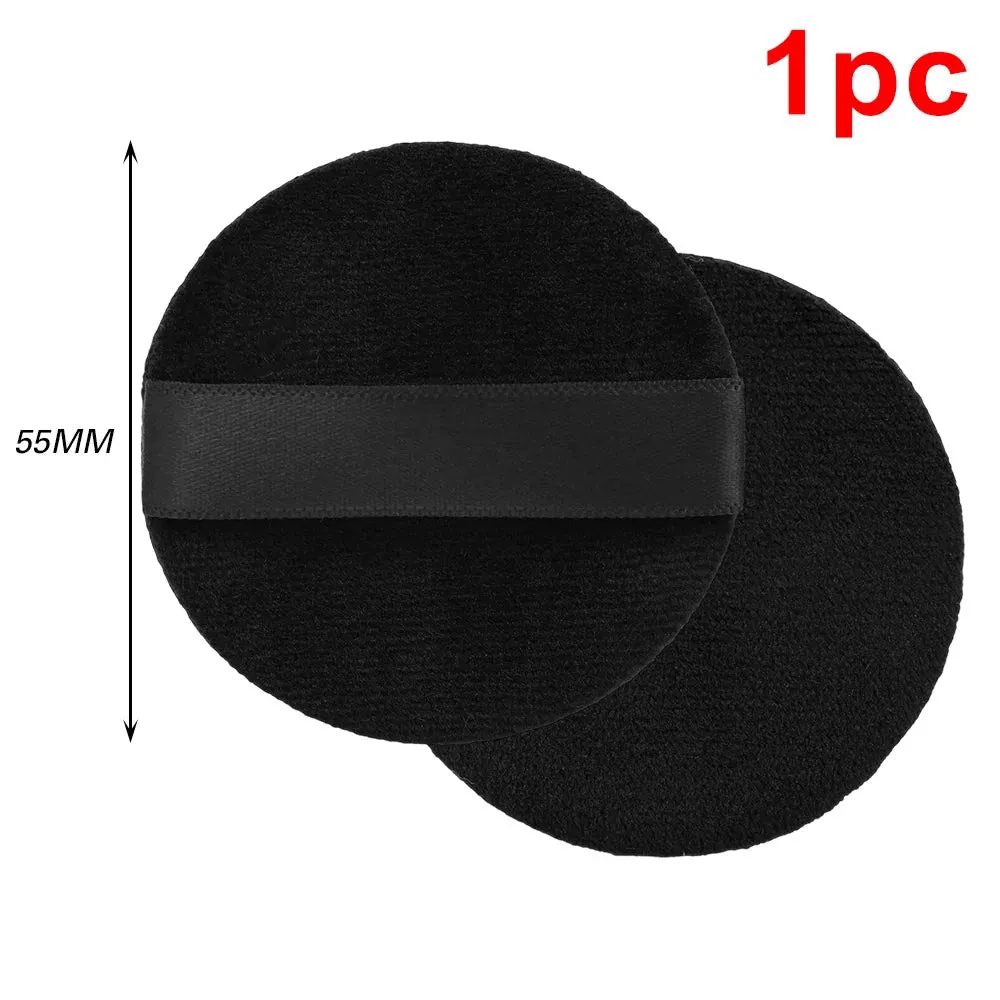Wholesale Black Velet Powder Puffs with Box Makeup Sponges Wet Dry Use Setting Powder Pad Blush BB Cream Foundation Makeup Puff
