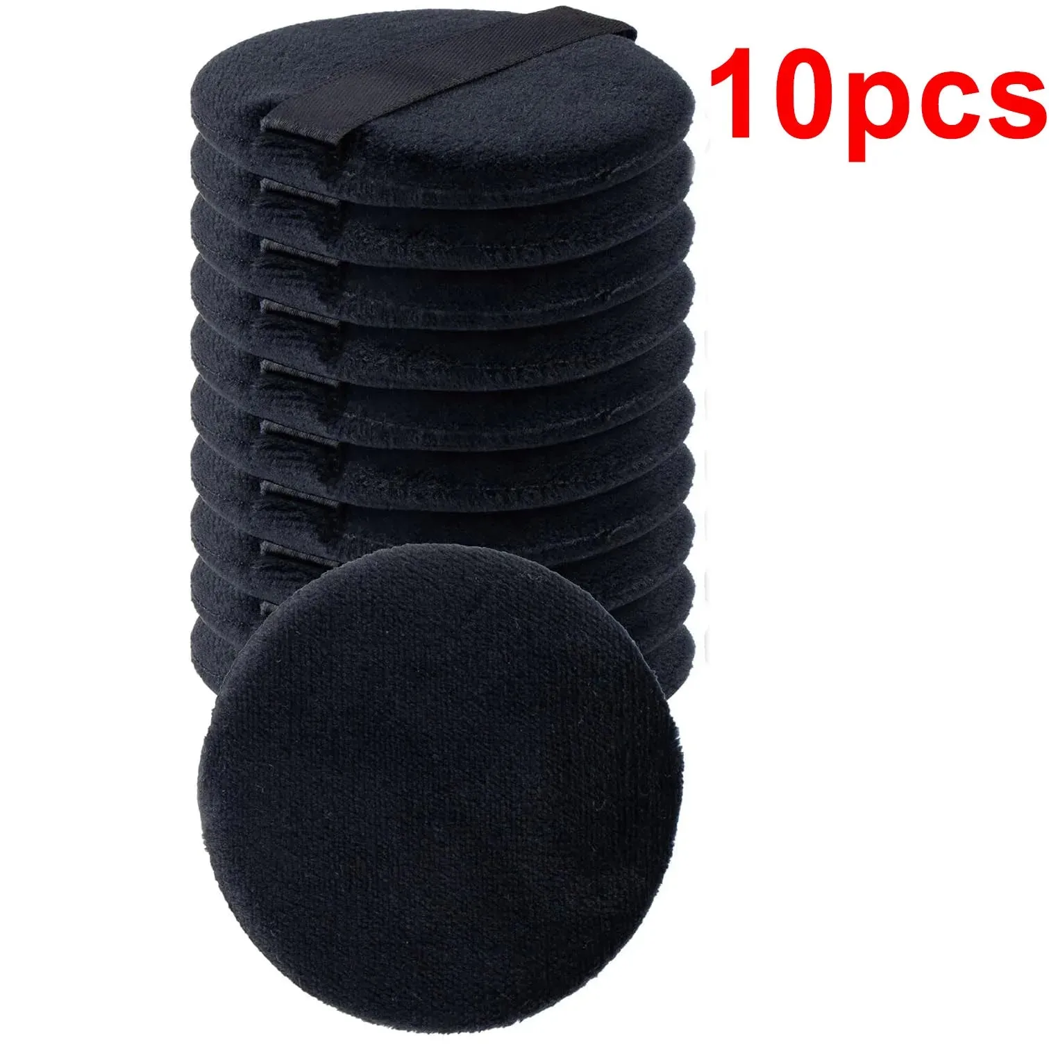 Wholesale Black Velet Powder Puffs with Box Makeup Sponges Wet Dry Use Setting Powder Pad Blush BB Cream Foundation Makeup Puff