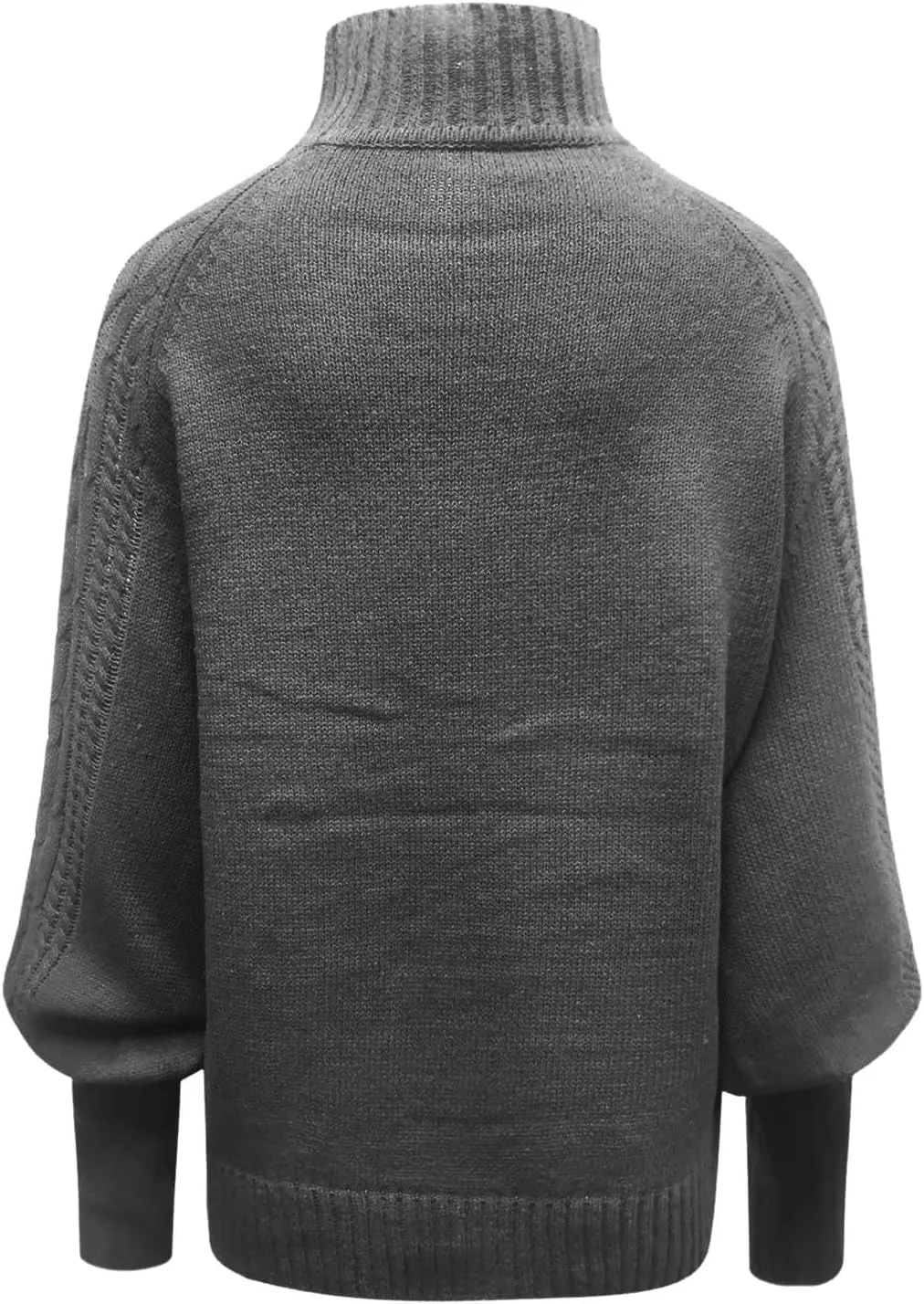Women's Fall Solid Ladies Sweaters 2024 Knit Loose Long Sleeve Chunky Knit Sweaters for Women Casual Autumn Tops Y2K