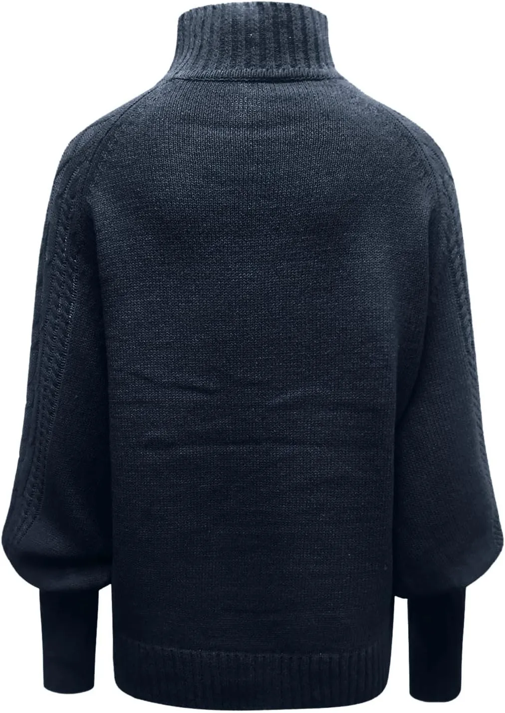 Women's Fall Solid Ladies Sweaters 2024 Knit Loose Long Sleeve Chunky Knit Sweaters for Women Casual Autumn Tops Y2K