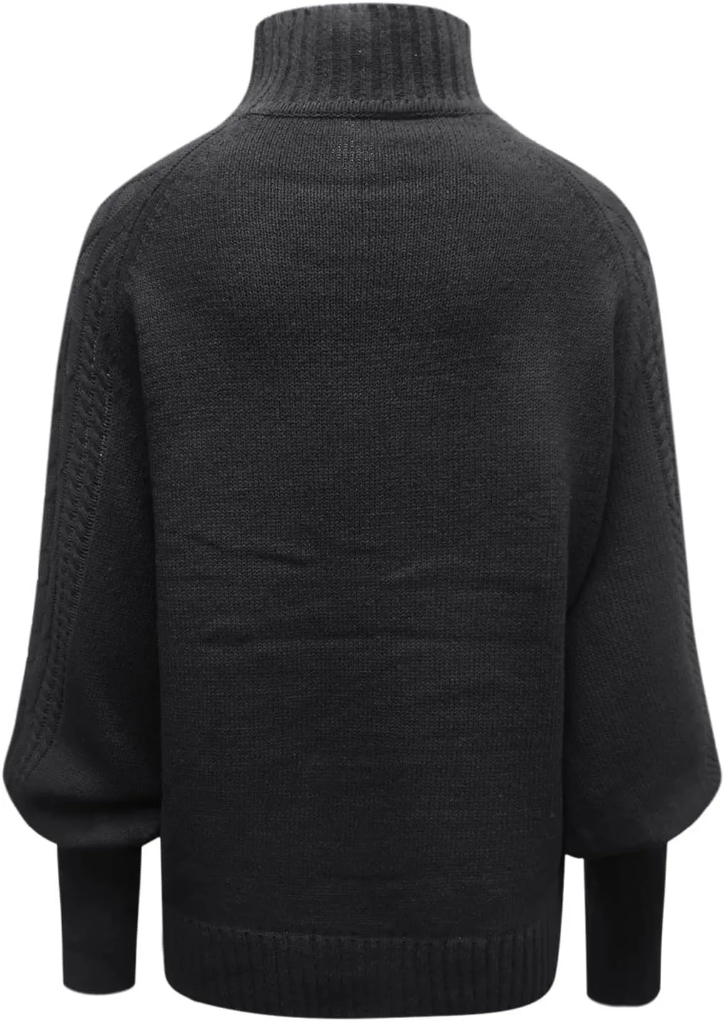Women's Fall Solid Ladies Sweaters 2024 Knit Loose Long Sleeve Chunky Knit Sweaters for Women Casual Autumn Tops Y2K