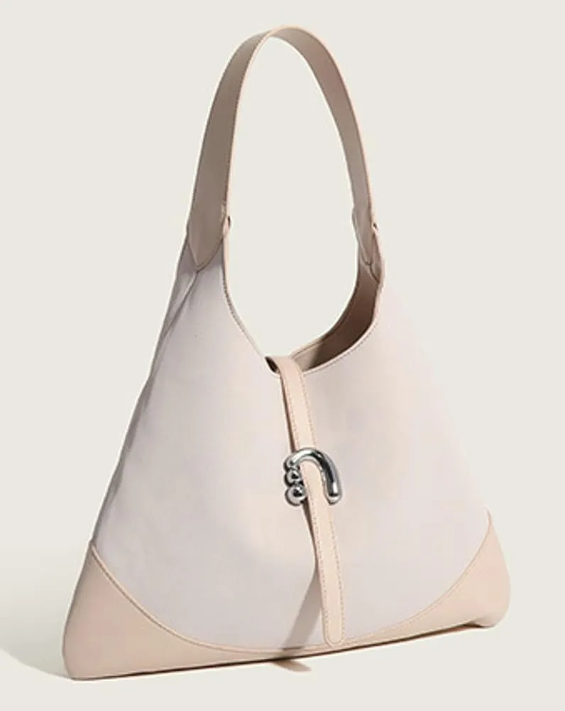 Womens Vegan Leather Hobo Bag Removable Pouch Tote Bag Set Large PU Leather Handbag Shoulder Bags Work Shopping Purse