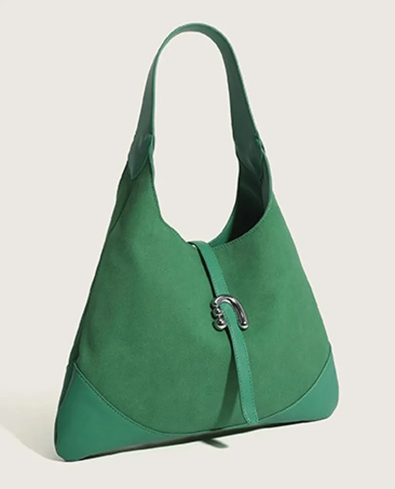 Womens Vegan Leather Hobo Bag Removable Pouch Tote Bag Set Large PU Leather Handbag Shoulder Bags Work Shopping Purse